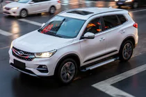 Chery Tiggo 7 2020– Side steps New Vision Grey (2 stuks, aluminium) foto 1
