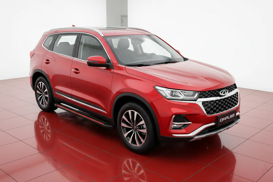 Chery Tiggo 7 2020– Side steps Maya Red (2 stuks, aluminium) Image