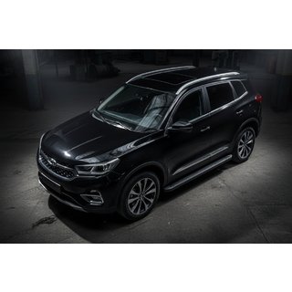 Allmond Black zijtreden (2 st., aluminium) Chery Tiggo 7 2020– foto 1