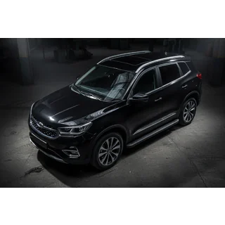 Allmond Black zijtreden (2 st., aluminium) foto 1