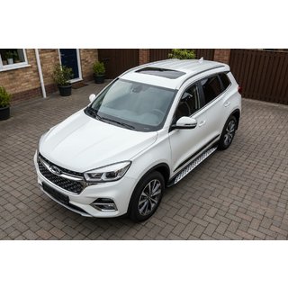 Side steps Shining (2 stuks, aluminium) Chery Tiggo 8 2017– foto 1