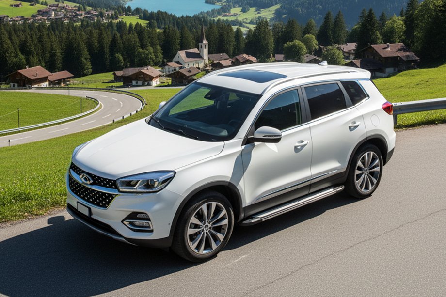 Chery Tiggo 8 2017– Rainbow side steps (2 stuks, aluminium) Image