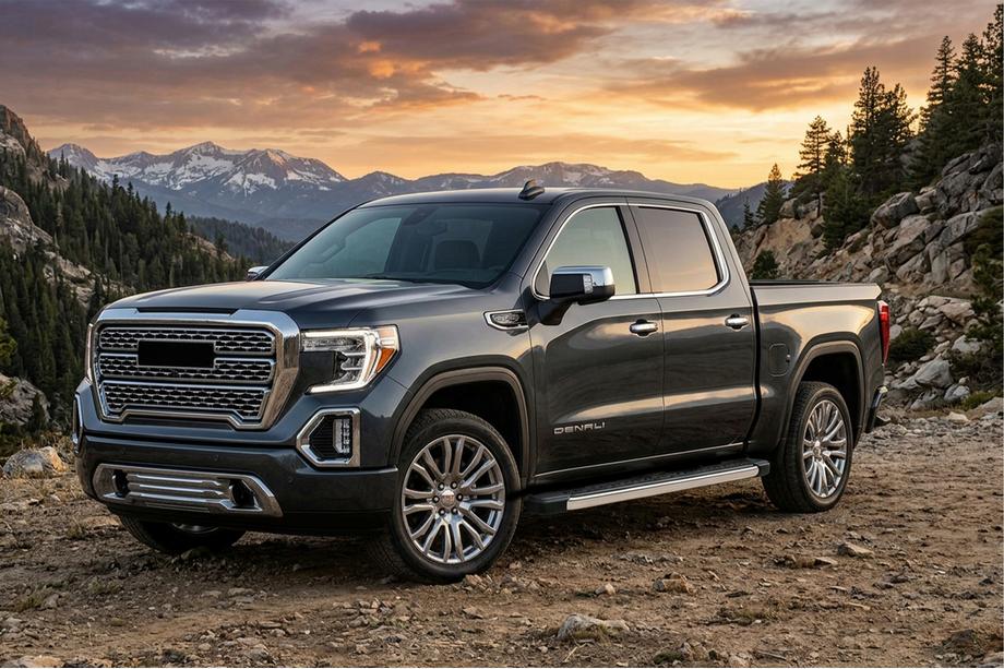GMS Sierra 2019– Blackline side steps (2 st., aluminium) Foto 1