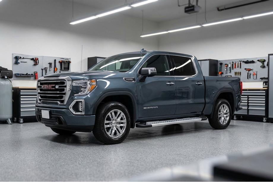 GMS Sierra 2019– Side steps New Vision Grey (2 stuks, aluminium) Image