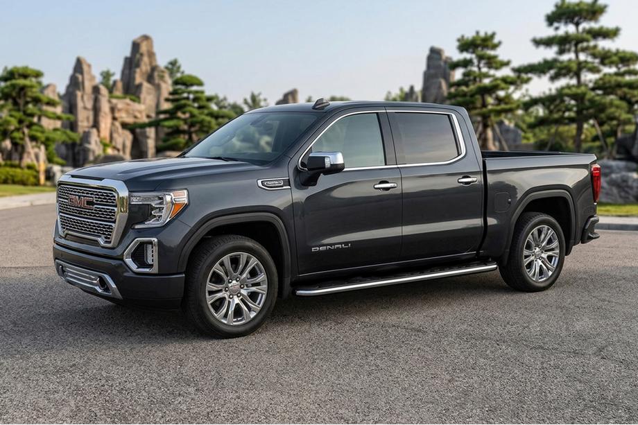 GMS Sierra 2019– Side steps Maydos V1 (set van 2, aluminium) Image