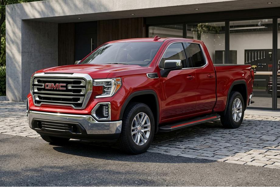 GMS Sierra 2019– Side steps Maya Red (2 stuks, aluminium) Image