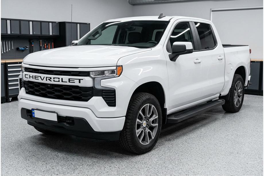 Chevrolet Silverado 2019– Allmond Black zijtreden (2 st., aluminium) Image