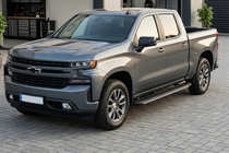 Chevrolet Silverado 2019– Bosphorus Grey zijsteps (set van 2, aluminium) foto 1