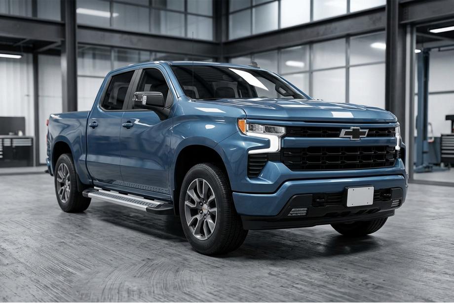 Chevrolet Silverado 2019– Side steps New Vision Grey (2 stuks, aluminium) Image