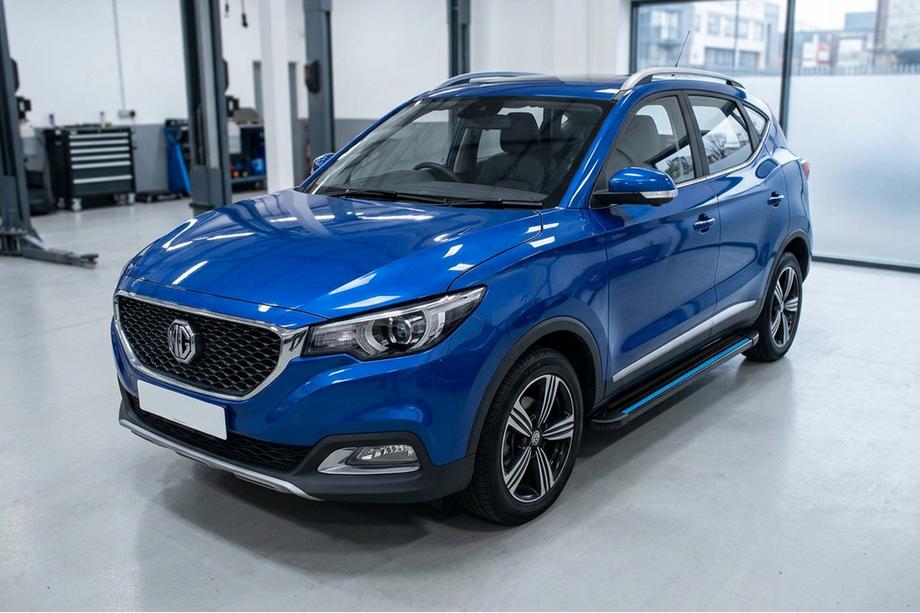 MG ZS 2017–2024 Maya Blue zijtreden (2 stuks, aluminium) Image