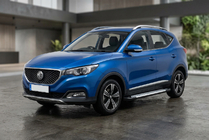 MG ZS 2017–2024 Side steps Allmond Grey (set van 2, aluminium) foto 1