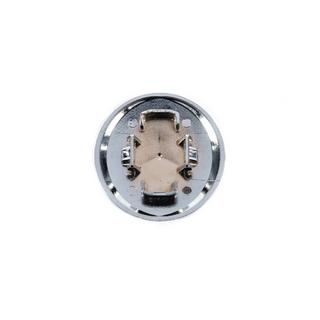 Afdekdop ter vervanging van embleem op motorkap Mercedes (blauw en chroom, 57 mm) foto 3