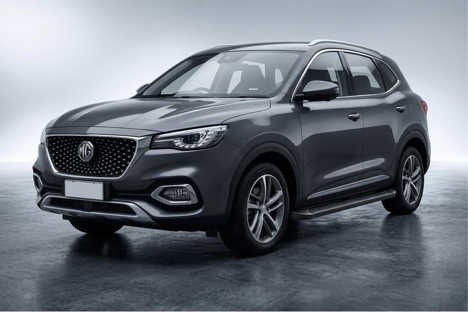 MG HS 2018– Allmond Black side steps (2 st., aluminium) Image