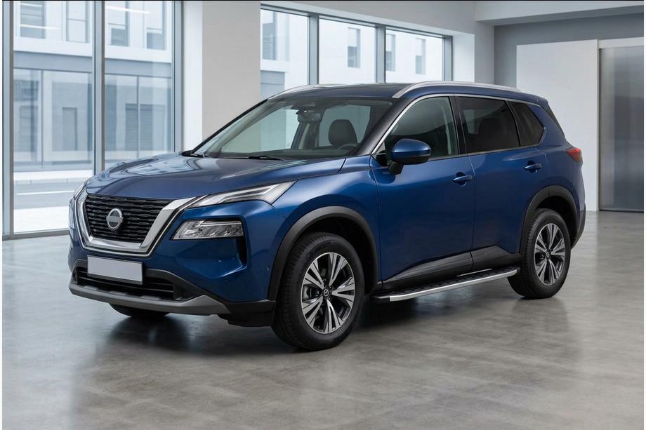 Nissan X-trail T33/Rogue 2022– Fullmond side steps (2 stuks, aluminium) Image