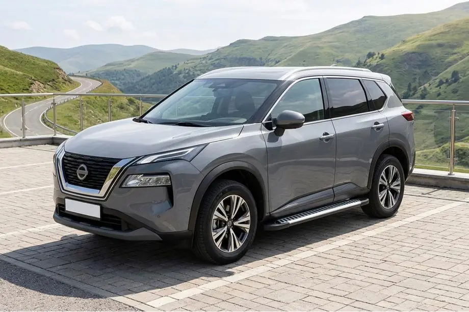 Nissan X-trail T33/Rogue 2022– Side steps Line (2 stuks, aluminium) Image