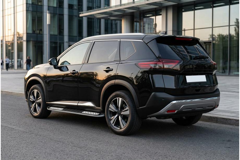 Nissan X-trail T33/Rogue 2022– Side steps Tayga V2 (2 stuks, aluminium) Foto 1