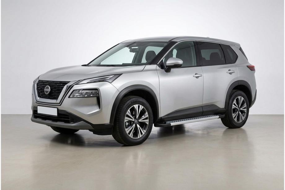 Nissan X-trail T33/Rogue 2022– Zijdrempels Vision New Grey (set van 2, aluminium) Foto 1