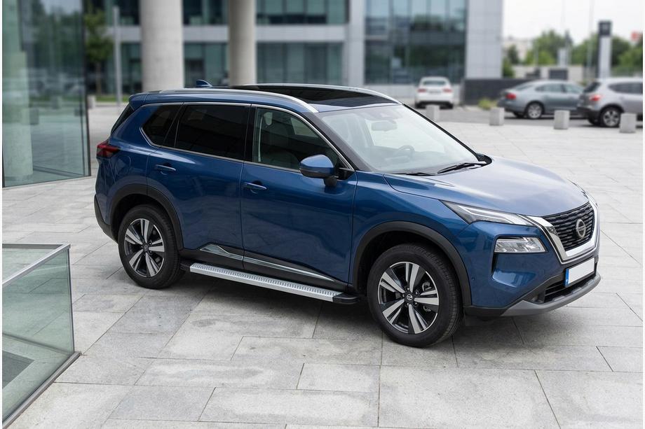 Nissan X-trail T33/Rogue 2022– Maya V2 zijtreden (2 st., aluminium) Image