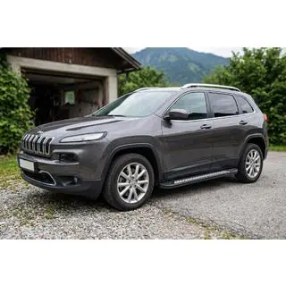 Zijtreden Vision New Black (2 stuks, aluminium) Jeep Cherokee KL 2013– foto 1