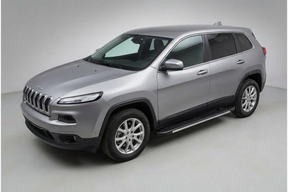 Jeep Cherokee KL 2013– Bosphore Grey zijtreden (set van 2, aluminium) Foto 1