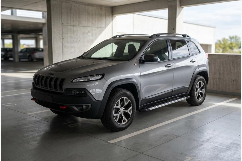 Jeep Cherokee KL 2013– Zijtreden RedLine V1 (2 stuks, aluminium) Image