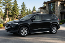 Jeep Cherokee KL 2013– BlackLine side steps (2 stuks, aluminium) foto 1