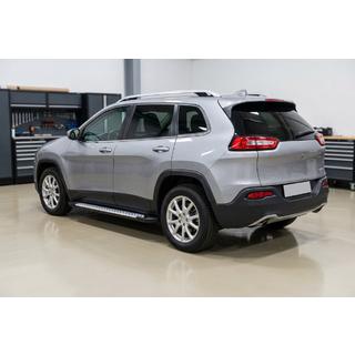 Side steps Allmond Grey (set van 2, aluminium) Jeep Cherokee KL 2013– foto 1