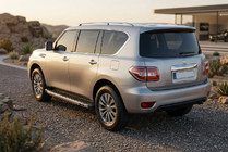 Nissan Armada 2016–2024 BlackLine side steps (2 stuks, aluminium) foto 1