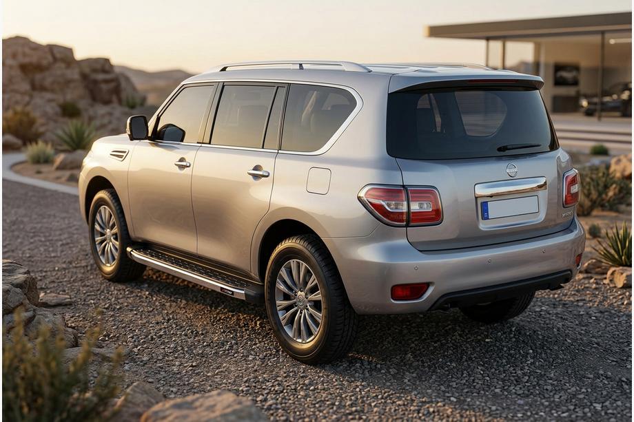 Nissan Armada 2016–2024 BlackLine side steps (2 stuks, aluminium) Image