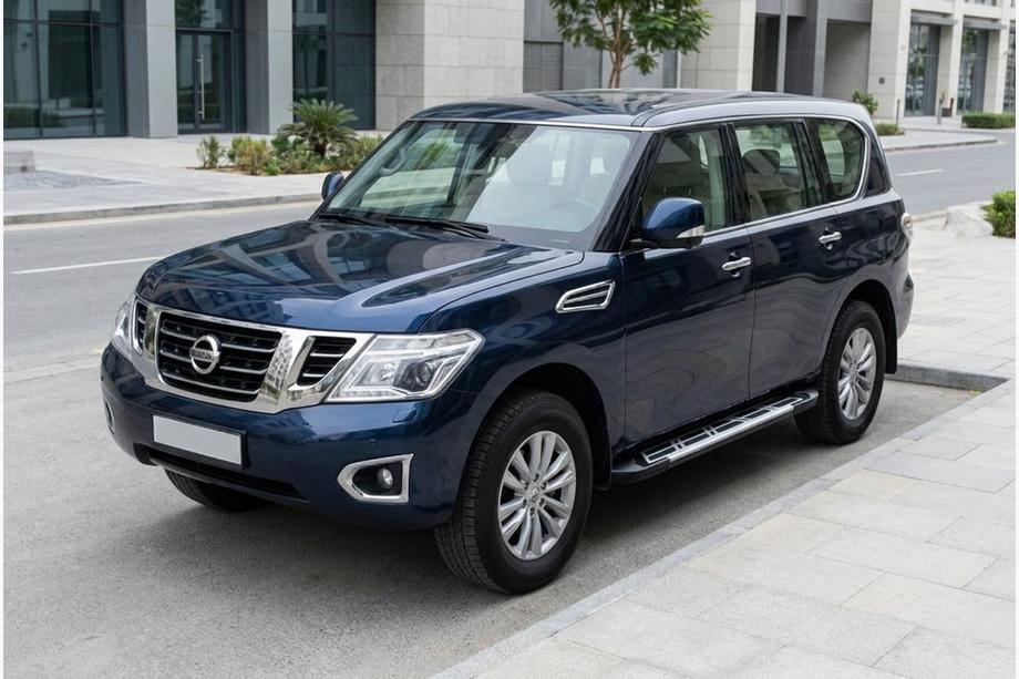 Nissan Armada 2016–2024 Sunrise side steps (set van 2, aluminium) Image