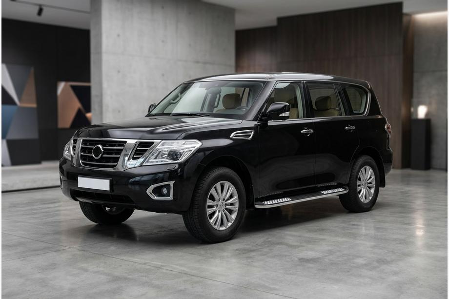Nissan Armada 2016–2024 Side steps Tayga V2 (2 stuks, aluminium) Image