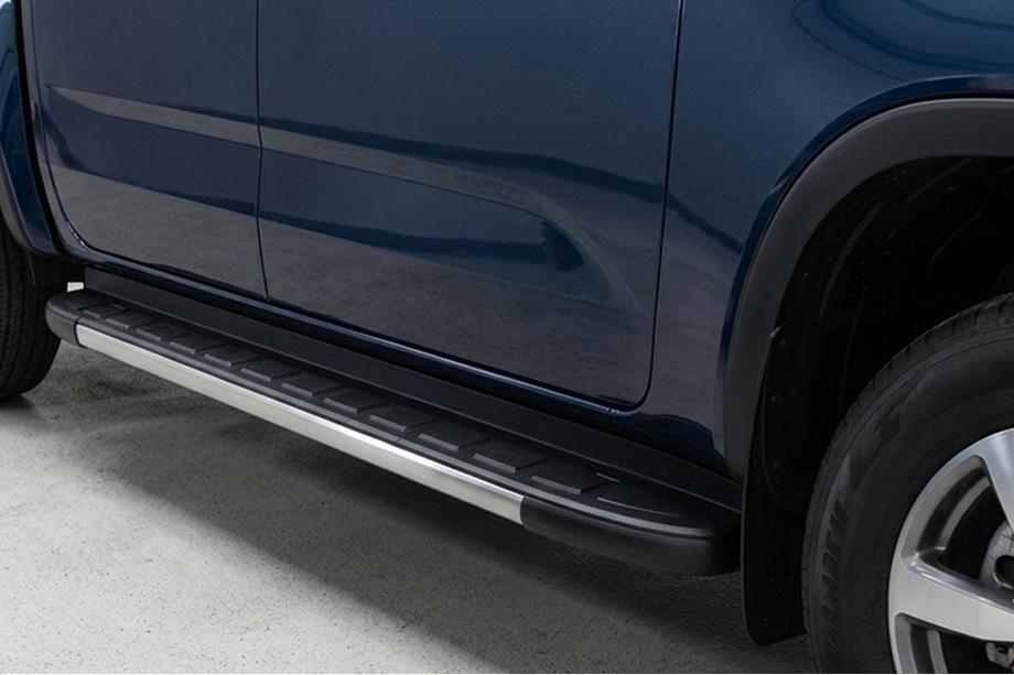 Volkswagen Amarok 2022– Duru side steps (2 stuks, aluminium) Image