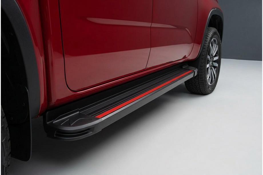Volkswagen Amarok 2022– Side steps Maya Red (2 stuks, aluminium) Image