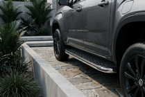 Ford Ranger 2022– BlackLine side steps (2 stuks, aluminium) foto 1