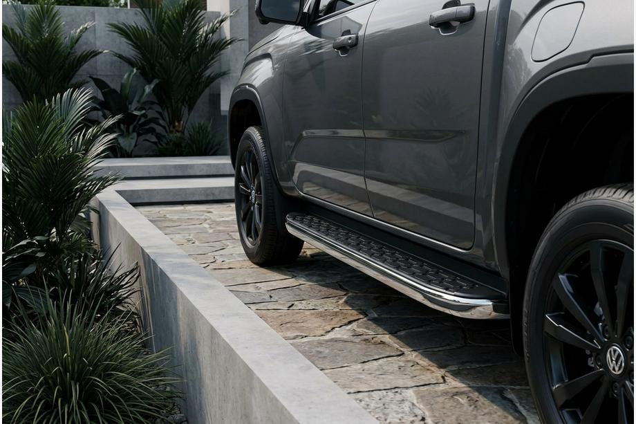 Ford Ranger 2022– BlackLine side steps (2 stuks, aluminium) Image