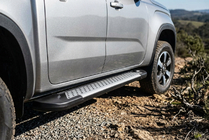 Ford Ranger 2022– Side steps Allmond Grey (set van 2, aluminium) foto 1
