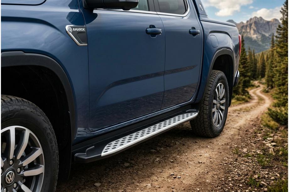 Ford Ranger 2022– Side steps Shining V1 (2 st., aluminium) Image
