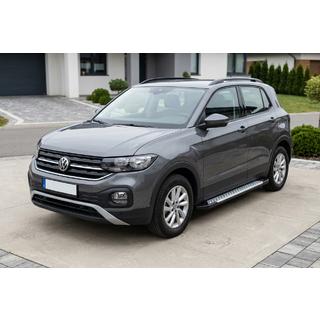 Side steps Allmond Grey (set van 2, aluminium) Volkswagen T-Cross 2019– foto 1