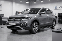 Volkswagen T-Cross 2019– Tayga Black zijtreden (set van 2, aluminium) foto 1
