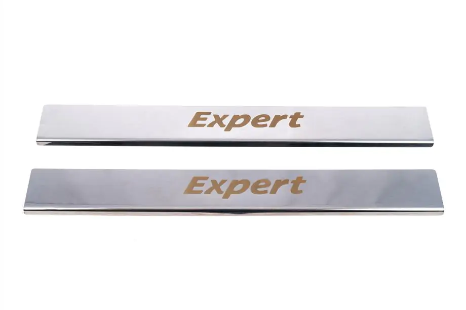 Peugeot Expert 2007–2016 Instaplijsten (Carmos, 2 stuks, RVS) Foto 2