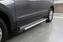Volkswagen T-Cross 2019– Zijdrempels Vision New Grey (set van 2, aluminium) foto 1