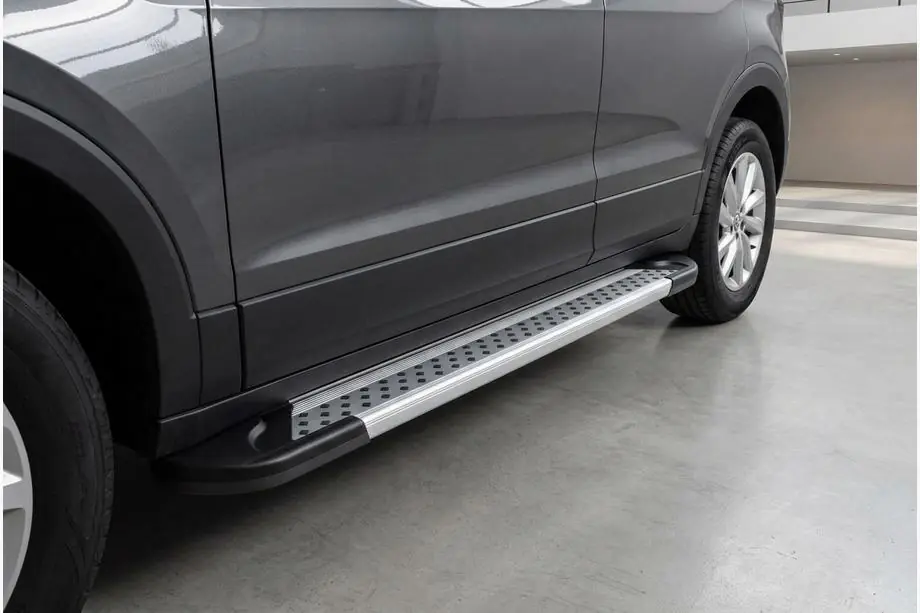 Volkswagen T-Cross 2019– Zijdrempels Vision New Grey (set van 2, aluminium) Image