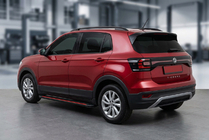 Volkswagen T-Cross 2019– Side steps Maya Red (2 stuks, aluminium) foto 1