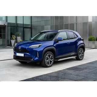 Side steps Shining V1 (2 st., aluminium) Toyota Yaris/Yaris Cross (XP210) 2020– foto 1