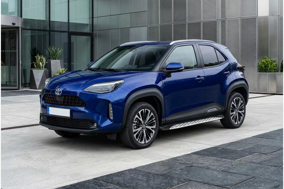 Toyota Yaris/Yaris Cross (XP210) 2020– Side steps Shining V1 (2 st., aluminium) Foto 1