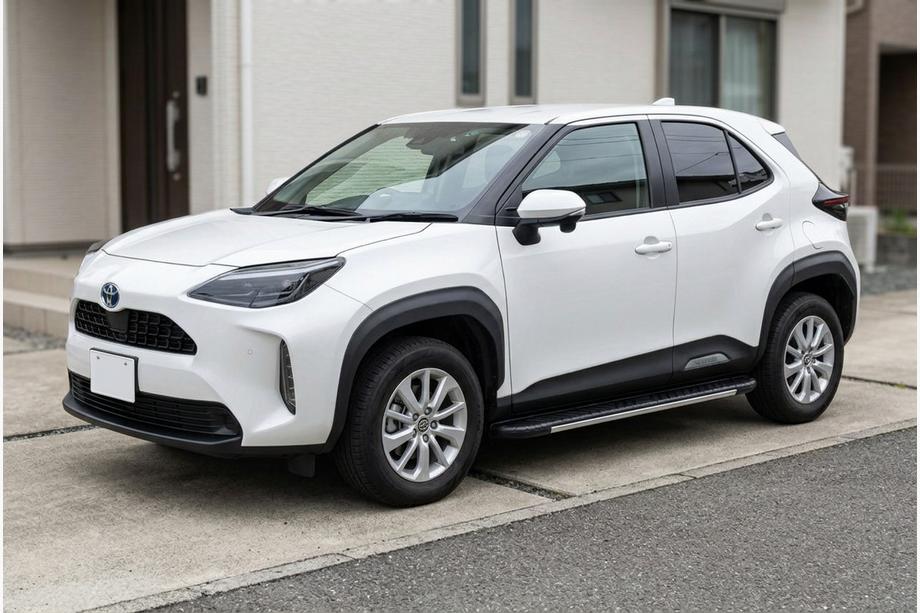 Toyota Yaris/Yaris Cross (XP210) 2020– Bosphore Grey zijtreden (set van 2, aluminium) Foto 1