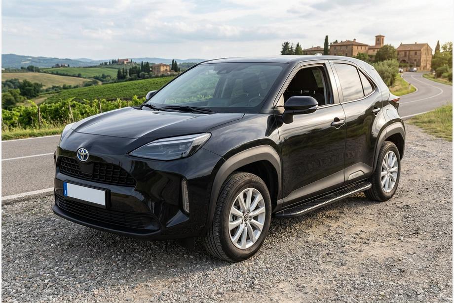 Toyota Yaris/Yaris Cross (XP210) 2020– Bosphore Black zijtreden (2 stuks, aluminium) Image