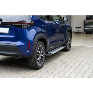 Zijdrempels Vision New Grey (set van 2, aluminium) Toyota Yaris/Yaris Cross (XP210) 2020– foto 1