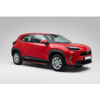 Side steps Maya Red (2 stuks, aluminium) Toyota Yaris/Yaris Cross (XP210) 2020– foto 1