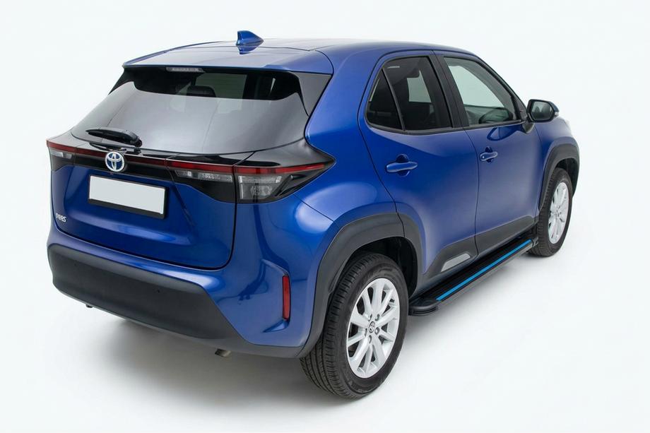 Toyota Yaris/Yaris Cross (XP210) 2020– Maya Blue zijtreden (2 stuks, aluminium) Image